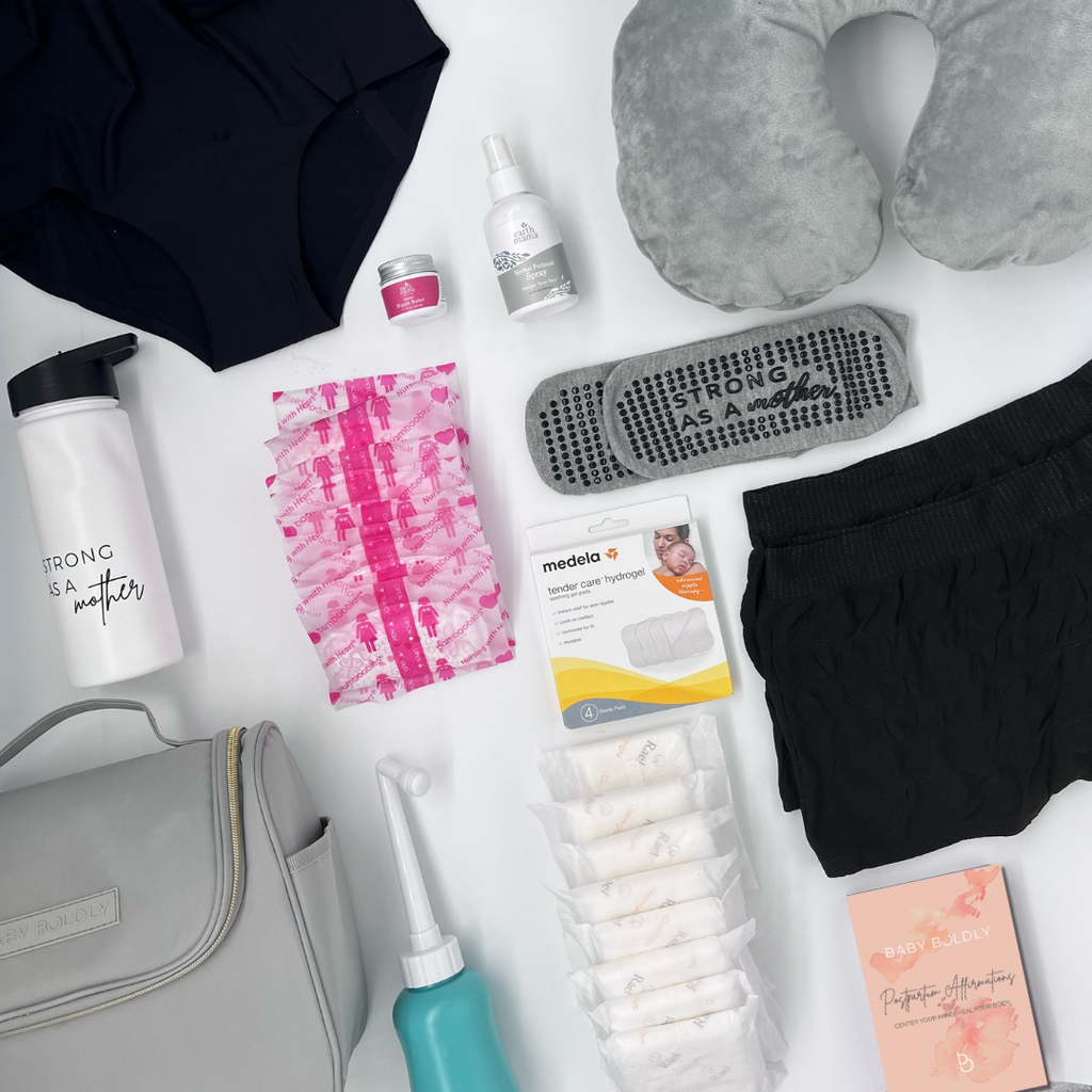 Ultimate Gift Duo: Hospital Birth Bag + Postpartum Kit