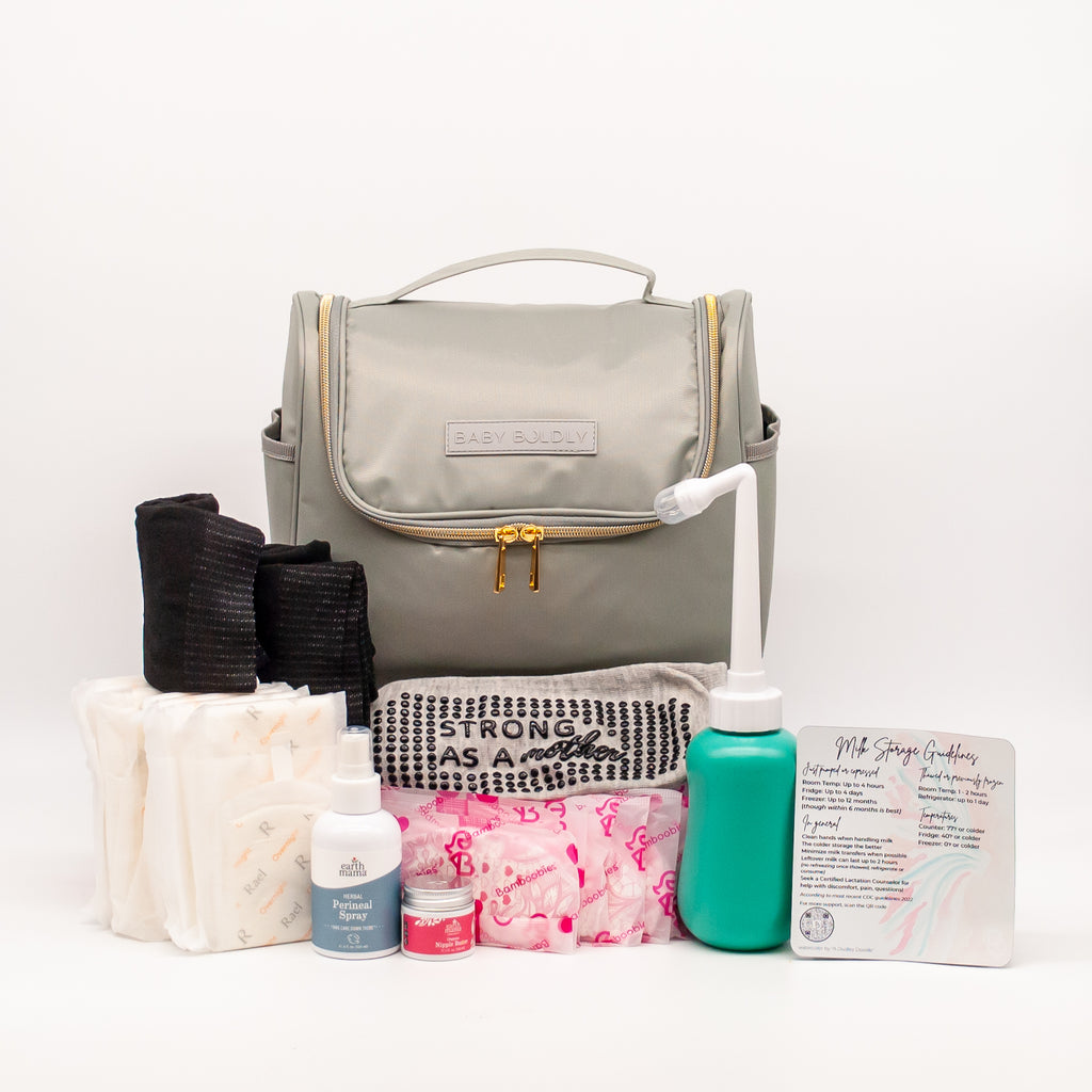 Mom and Baby Hospital Bag Essentials Set - Complete Postpartum Care Kit  with Toiletry Must-Haves, Postpartum Essentials, Baby Essentials, and New  Mom