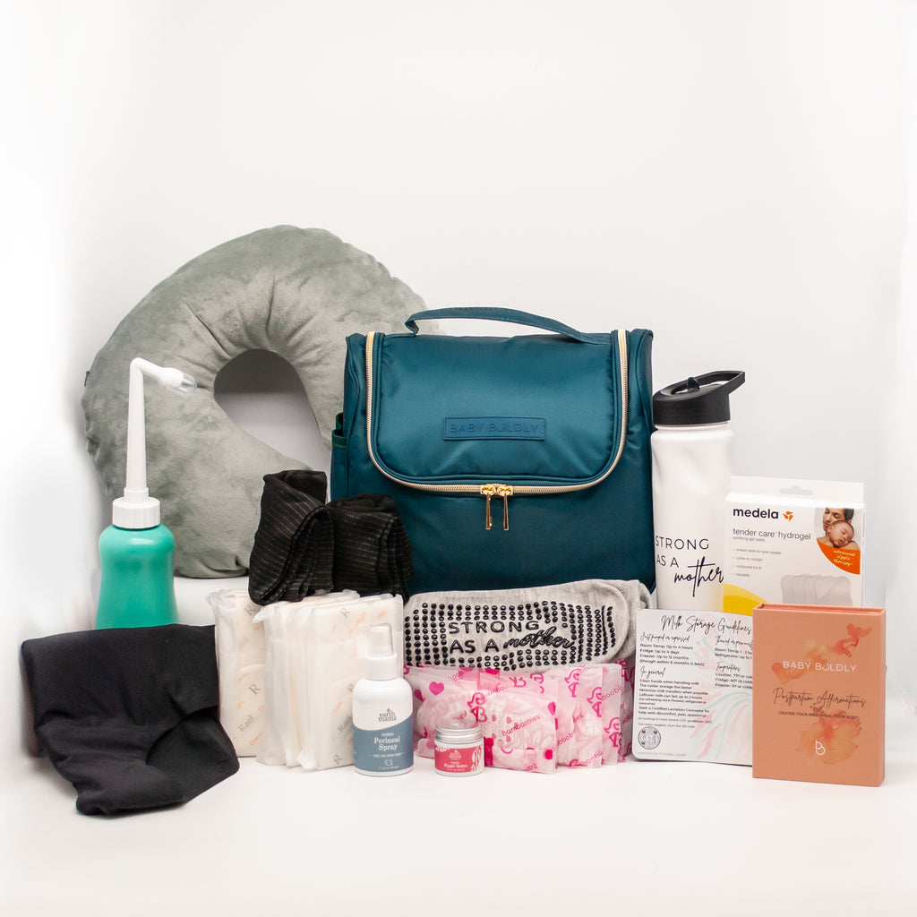 Mama & Wish Postpartum Essentials Kit for Mom - Postpartum Care